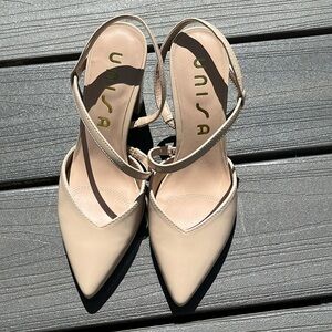 Unisa Block Heal Nude Color Shoe